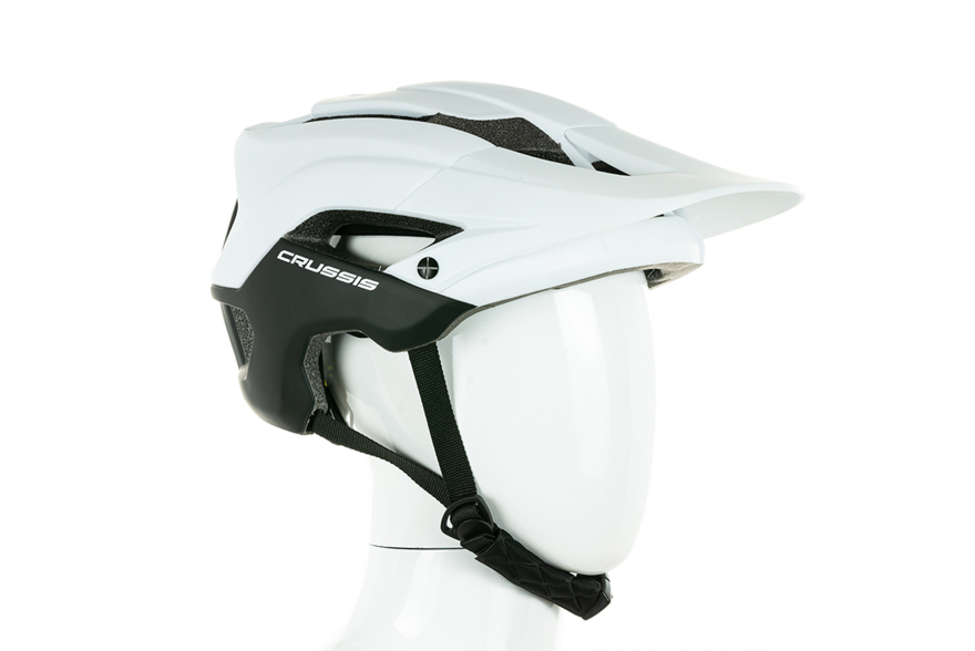 Cyklistick helma CRUSSIS 03012 - bielo/ierna